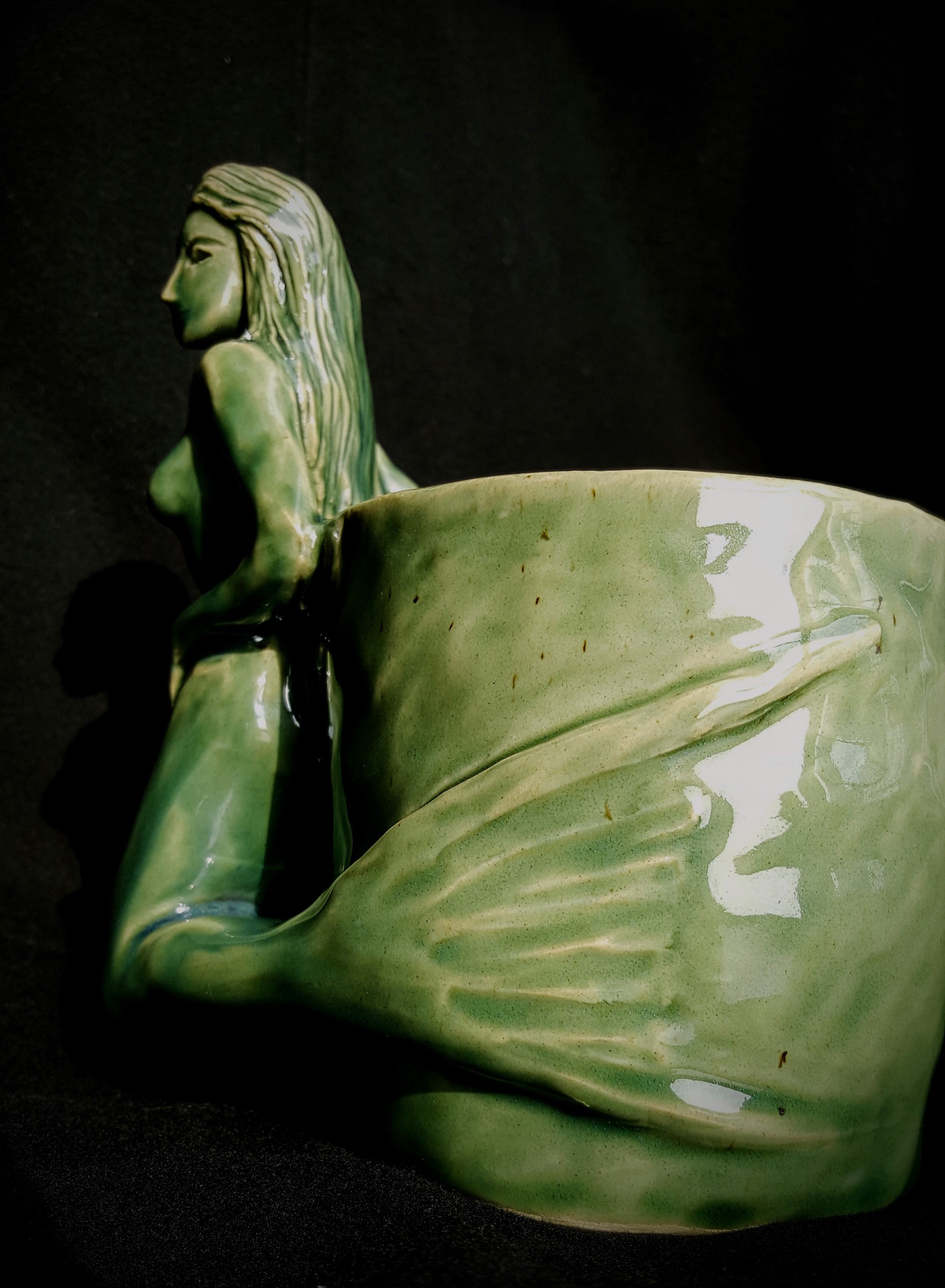 emerald mermaid side