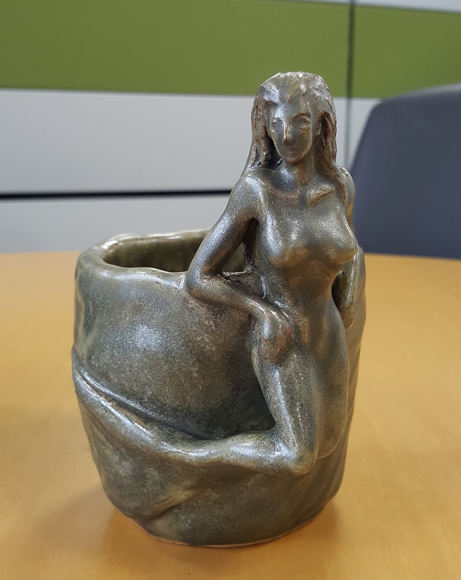 mermaid ceramic pottery