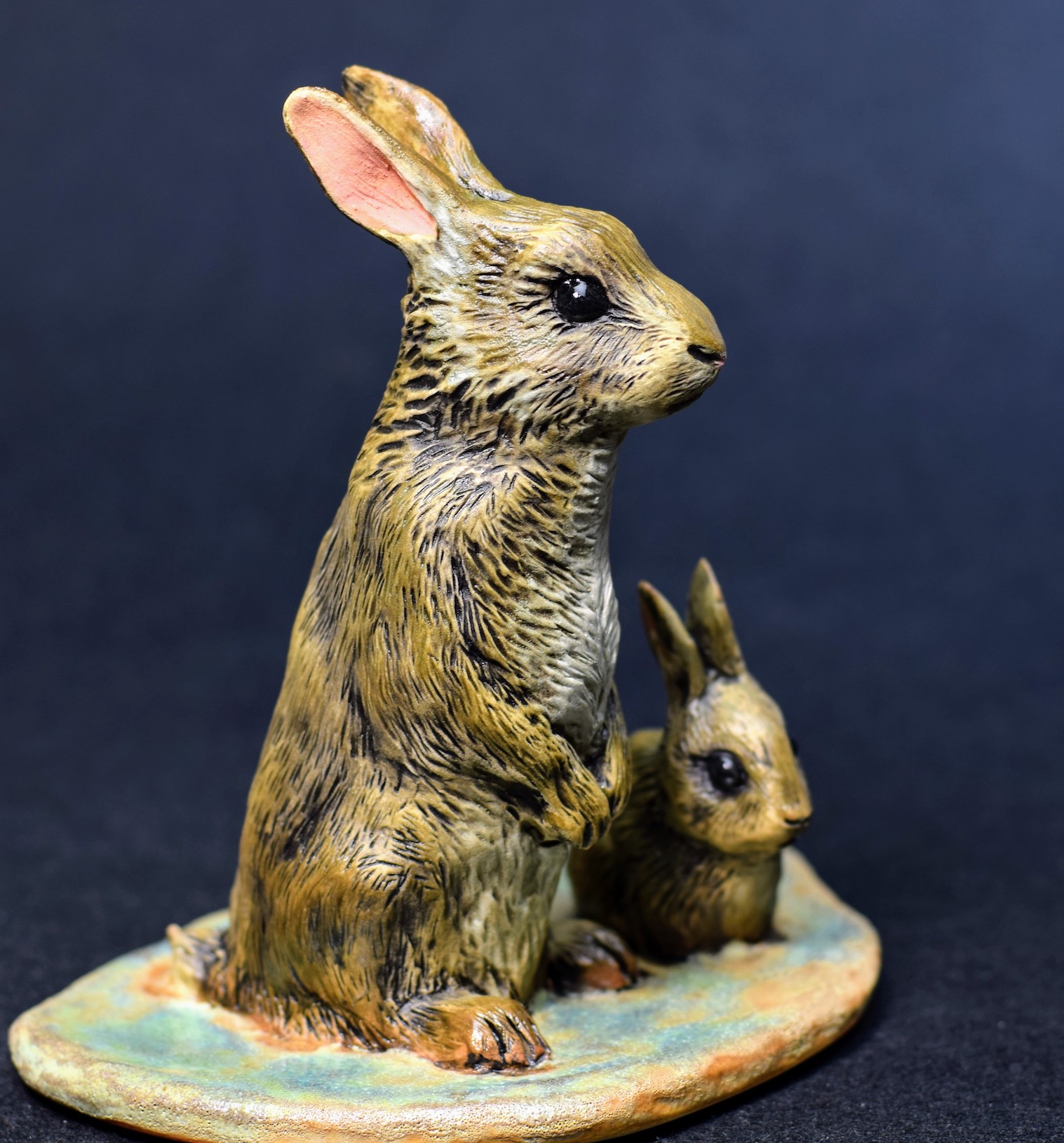 Rabbit Doe and Bunny