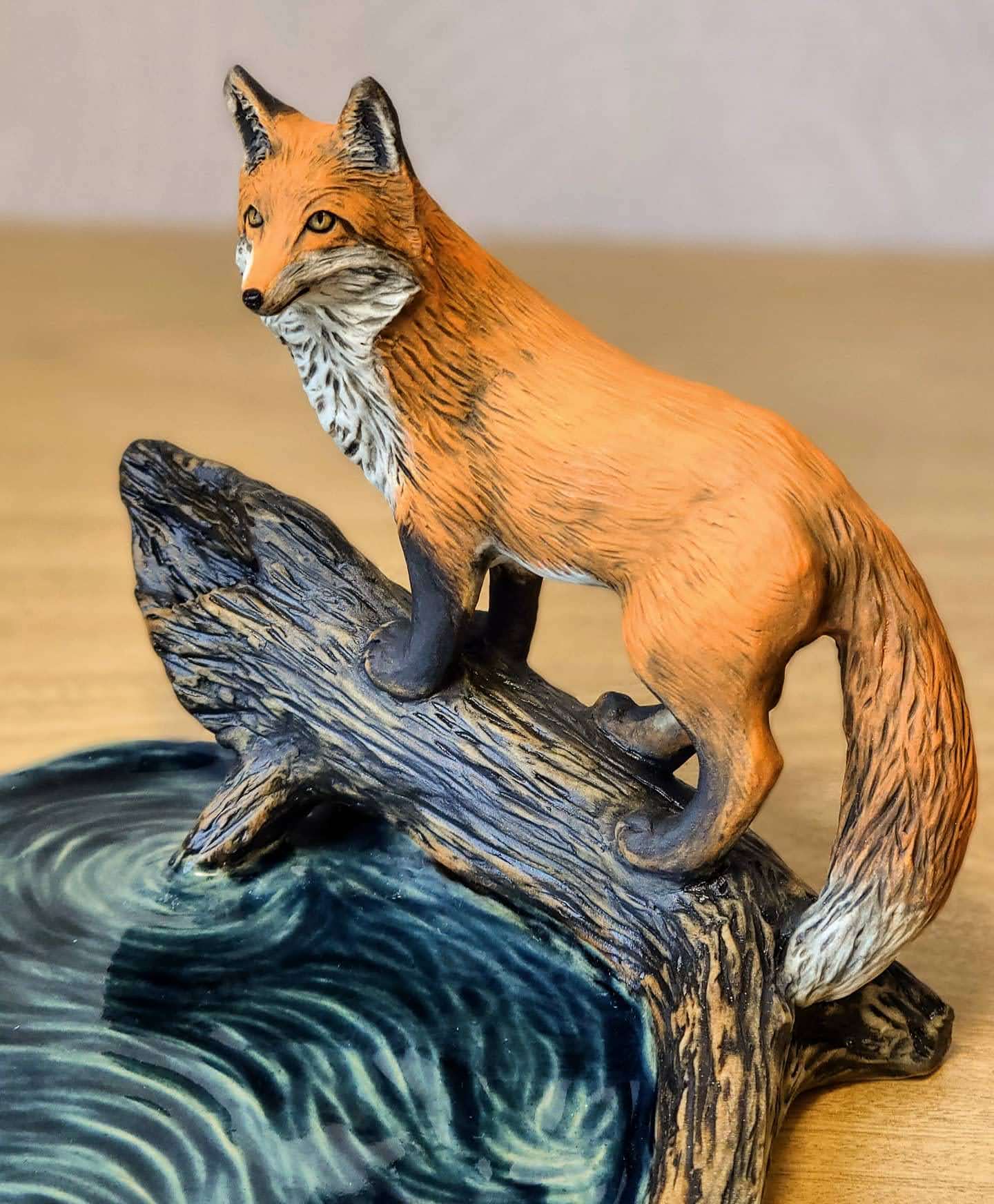 Red Fox Jewelry Dish