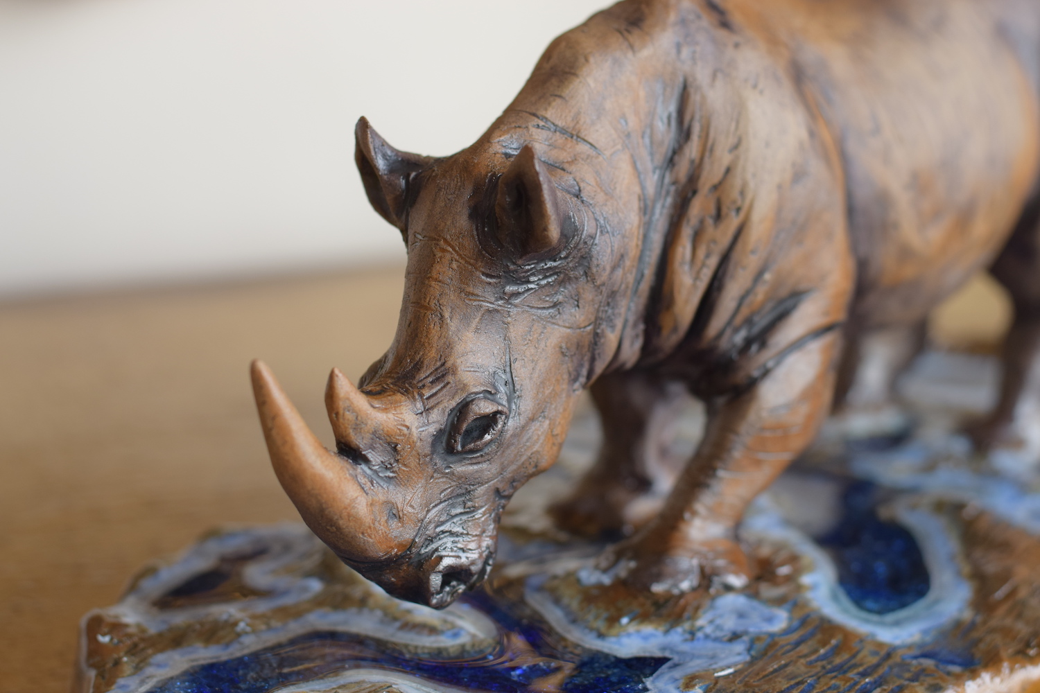 Rhinoceros in the Rain