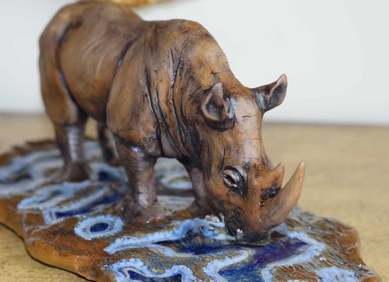 Rhinoceros in the Rain