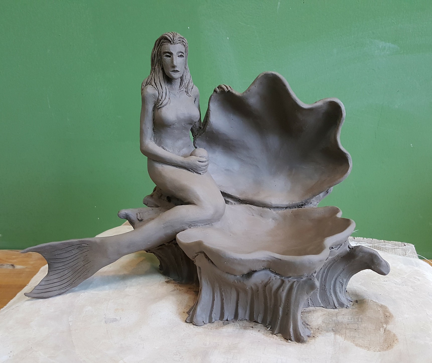 Emerald Mermaid 2.0 Wet Clay
