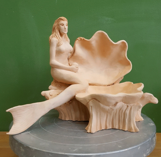 Emerald Mermaid 2.0 Rotational GIF